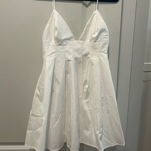ZARA white mini dress